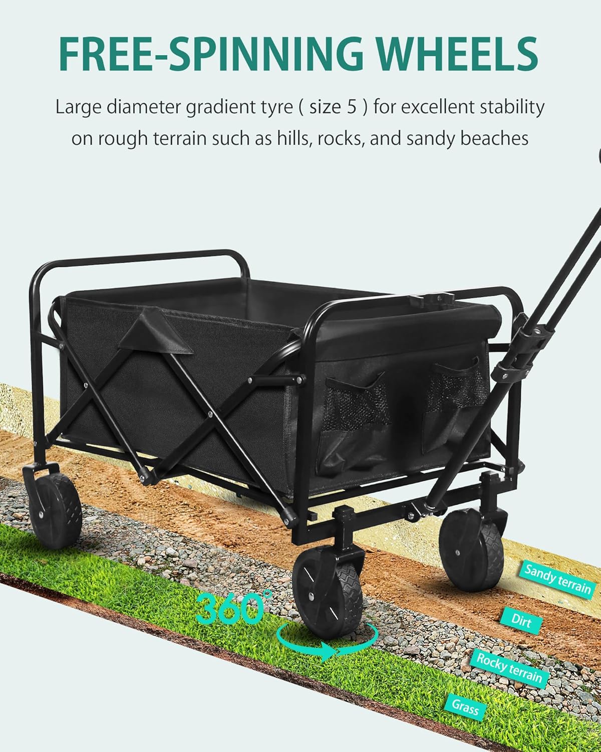Refuse Buddy - Folding Trolley Wagon