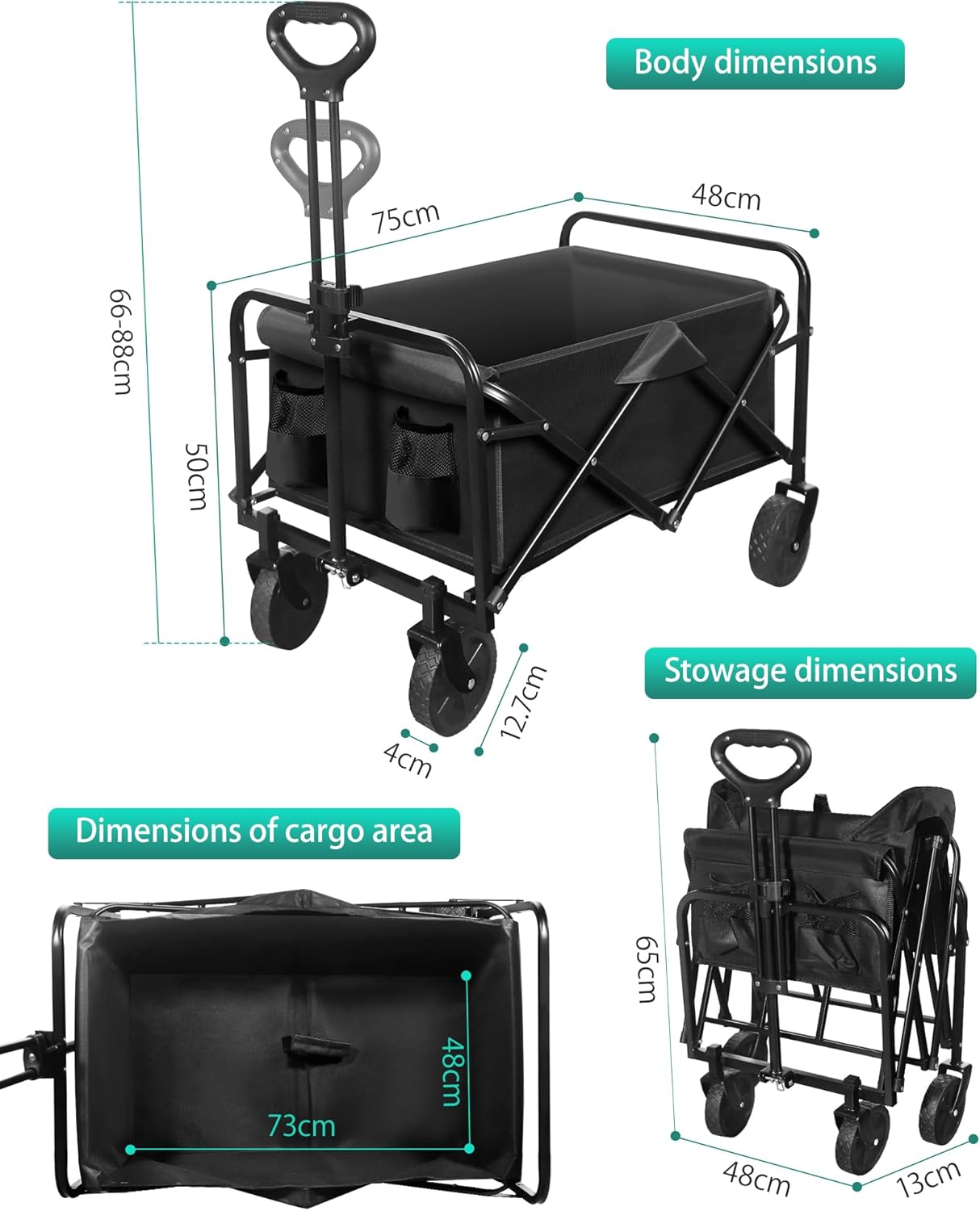 Refuse Buddy - Folding Trolley Wagon
