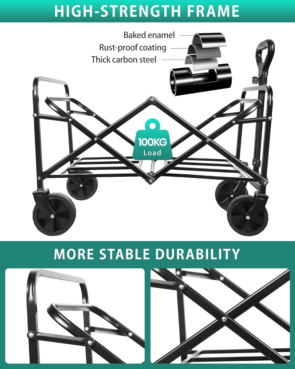 Refuse Buddy - Folding Trolley Wagon