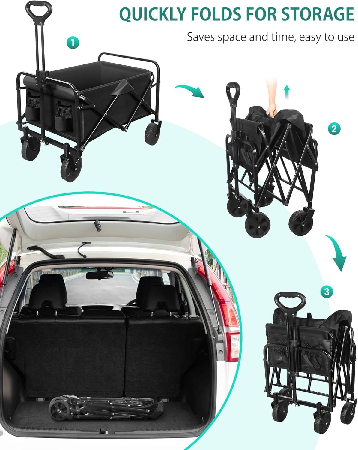 Refuse Buddy - Folding Trolley Wagon