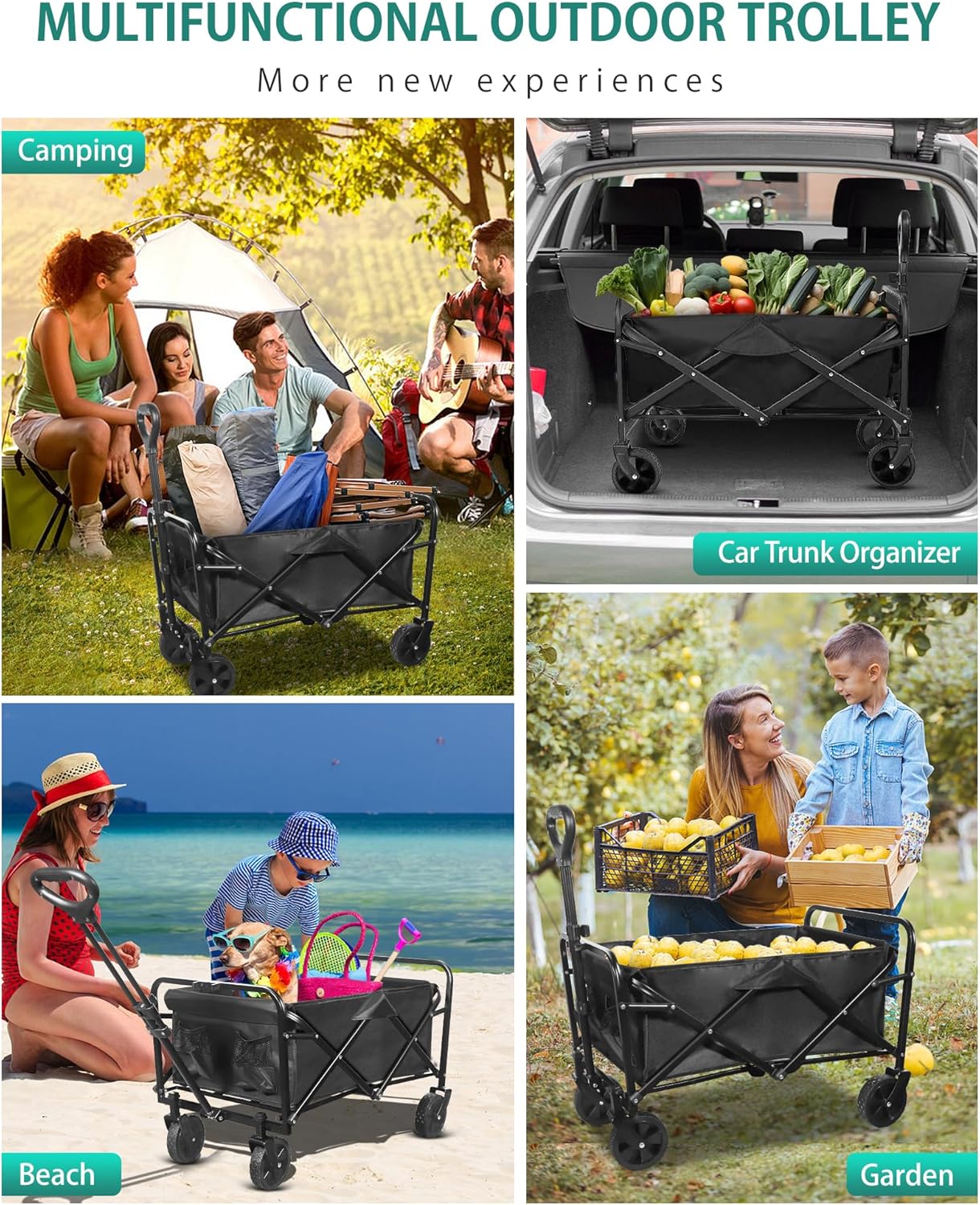 Refuse Buddy - Folding Trolley Wagon